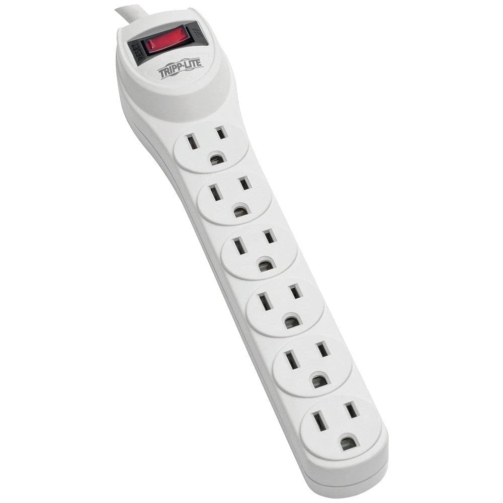 Tripp lite Tripp-Lite TLP602 Protect It 6-Outlet Home Computer Surge Protector, 2' Cord, 180 Joules