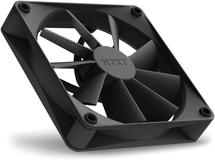 NZXT F120Q Quiet Airflow Fans - RF-Q12SF-B1 - Increase Air Volume - Quiet Operation - Long-Term Durability - 120mm Fan Single Pack - Black