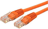 StarTech.com 50ft CAT6 Ethernet Cable - Orange CAT 6 Gigabit Ethernet Wire -650MHz 100W PoE++ RJ45 UTP Molded Category 6 Network/Patch Cord w/Strain Relief/Fluke Tested UL/TIA Certified (C6PATCH50OR) Orange 50 ft / 15 m 1 Pack