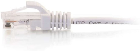 C2g/ cables to go C2G/Cables to Go 01185 Cat6 Snagless Unshielded (UTP) Slim Ethernet Network Patch Cable, White (1 Feet) 28 AWG 1' White