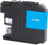 Clover imaging group Clover Imaging Replacement High Yield Ink Cartridge Replacement for Brother LC103XL, Cyan