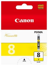 Canon CLI-8 Ink Cartridge, Yellow - in Retail Packaging
