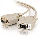 C2g/ cables to go C2G 09453 DB9 M/F Serial RS232 Extension Cable, Beige (50 Feet, 15.24 Meters)
