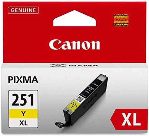 Canon CLI-251XL High-Yield Yellow Ink Tank (CLI-251Y XL) Yellow CLI-251XL Canon CLI-251XL Yellow Ink Ink