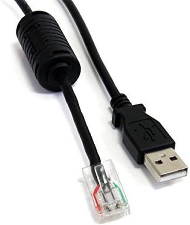 StarTech.com 6 ft Smart UPS Replacement USB Cable AP9827 - USB cable - USB (M) to RJ-45 (10 pin) (M) - 6 ft - black - USBUPS06