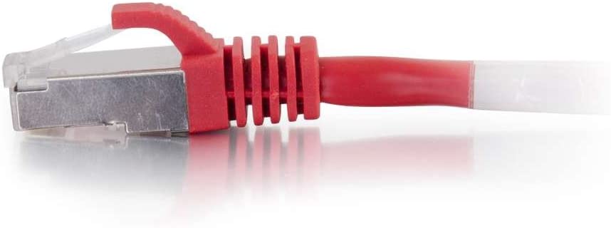 C2g/ cables to go C2G 00844 Cat6 Cable - Snagless Shielded Ethernet Network Patch Cable, Red (3 Feet, 0.91 Meters) STP 3 Feet Red