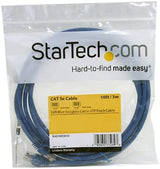 StarTech.com Cat5e Ethernet Cable10 ft - Blue - Patch Cable - Snagless Cat5e Cable - Network Cable - Ethernet Cord - Cat 5e Cable - 10ft 10 ft / 3m Blue