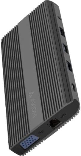 Axiom memory solution Axiom Memory - 12N1USBCHPV5CAXD-AX Docking Station - for Notebook/Workstation - Memory Card Reader - SD, microSD - 100 W - USB Type C - 2 Displays Supported - 4K - 3840 x 2160-1 x USB 2.0
