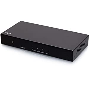 C2g/ cables to go C2G 4-Port HDMI Distribution Amplifier Splitter - 4K 60Hz
