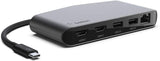 Belkin Thunderbolt 3 Dock Mini W/ Thunderbolt 3 Cable &amp; HP VH240a 23.8-Inch Full HD 1080p IPS LED Monitor with Built-in Speakers and VESA Mounting - Black