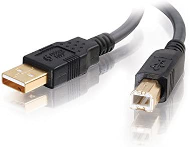 C2g/ cables to go C2G USB Cable, USB 2.0 Cable, USB A to B Cable, 9.84 Feet (3 Meters), Black, Cables to Go 45003