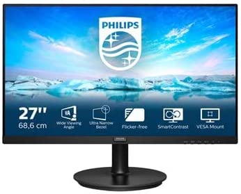 E ecommerce business prime 271V8L 27" Full HD WLED LCD Monitor - 16:9 - Textured Black, 27" Class, Vertical Alignment (VA), 1920 x 1080, 16.7 Million Colors, Adaptive Sync, 250 Nit, 4 ms, 75 Hz Refresh Rate, HDMI, VGA