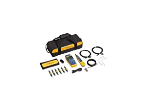 Fluke Networks CIQ-KIT Copper Qualification Tester Kit Qualifies and Troubleshoots Category 5-6A Cabling for 10/100/Gig Ethernet, Coax, and VoIP, Includes IntelliTone Pro 200 &amp; Remote ID Kit