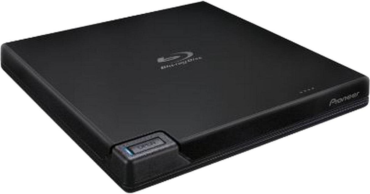 Pioneer Electronics BDR-XD07B 6x Slim Portable USB 3.0 BD/DVD/CD Burner Supports BDXL &amp; M-Disc Format with CyberLink Software, Black