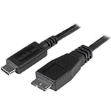 StarTech.com USB C to Micro USB Cable - 3 ft / 1m - USB 3.1 - 10Gbps - Micro USB Cord - USB Type C to Micro USB Cable (USB31CUB1M) USB 3.1 - C to Micro B 3 ft / 1m