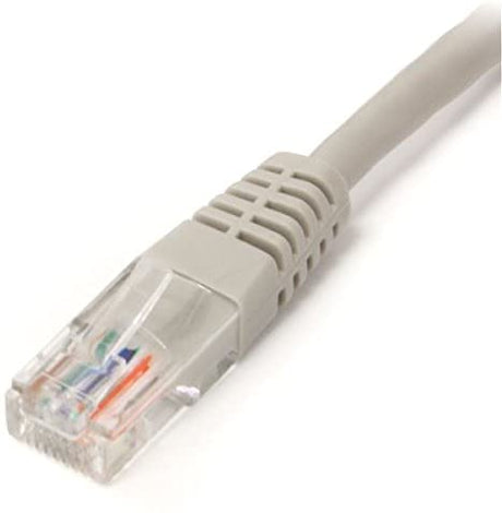 StarTech.com Cat5e Ethernet Cable - 7 ft - Gray - Patch Cable - Molded Cat5e Cable - Short Network Cable - Ethernet Cord - Cat 5e Cable - 7ft (M45PATCH7GR) 7 ft / 2.1m Grey