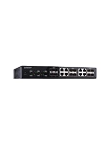 QNAP QSW-M1208-8C-US 10GbE Managed Switch, with 8-Port 10GbE SFP+/RJ45 Combo and 4-Port 10GbE SFP+ Gigabit 4*10GbE SFP+ and 8*10GbE Combo Ports QSW-M1208-8C