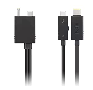 Lenovo Thunderbolt 4 Workstation Dock Split Cable for Thunderbolt 40B00300US P/N 4X91K16970 0.7m Length.