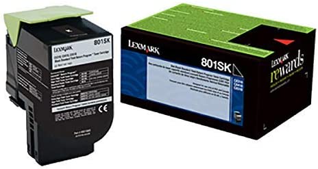 Lexmark 80C1SK0 Black Standard Yield Return Program Toner