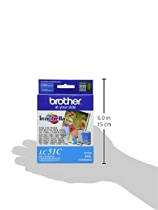 Brother LC51C Cyan -Ink -Cartridge - Retail Packaging