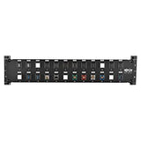 Tripp Lite 24-Port Keystone Blank Patch Panel RJ45, USB, HDMI, Cat5e / Cat6 Rackmount Unshielded 2URM TAA (N062-024-KJ)