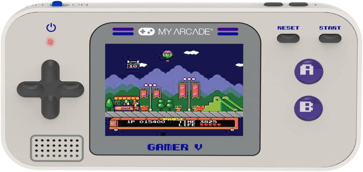 My Arcade Gamer V Classic-Purple: Portable Gaming System with 220 Games, 2.5" Color Display, Pocket Size (DGUN-3920)