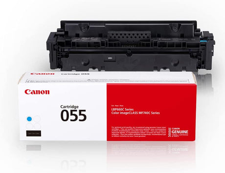 Canon Genuine Toner, Cartridge 055 Cyan (3015C001) 1 Pack Color imageCLASS MF741Cdw, MF743Cdw, MF745Cdw, MF746Cdw,LBP664Cdw Laser Printers &amp; Canon Genuine Toner &amp; Canon Genuine Toner Cyan Standard Toner + Toner Yellow + Toner, Black