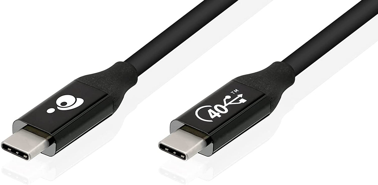 IOGEAR USB4 C to C Cable (40Gbps) [USB-IF] -G2LU4CCM01 30 Inch 40Gbps