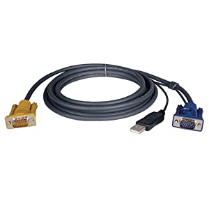 Tripp Lite P776-019 19-ft. KVM Switch USB (2-in-1) Cable Kit for B020- and B022-Series KVMs
