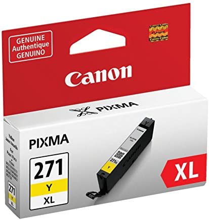 Canon CLI-271XL Yellow Ink Tank Compatible to MG6820, MG6821, MG6822, MG5720, MG5721, MG5722, MG7720, TS5020, TS6020, TS8020, TS9020, Canon CLI-271 XL Yellow, XL Ink Tank Canon CLI-271 XL Yellow XL Ink Tank Ink Tank