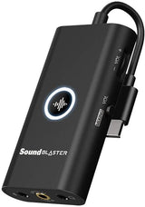 Creative Sound Blaster G3 USB-C External Gaming USB DAC and Amp for PS4, Nintendo Switch, Ft. GameVoice Mix (Audio Balance for Game/Chat), Mic/Vol Control and Mobile App Control, Plug-and-Play 100 dB DNR at 24-bit / 96 kHz