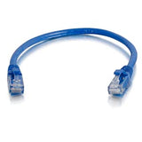 C2g/ cables to go C2G/Cables to Go 00482 Cat5e Snagless Unshielded (UTP) Network Patch Cable Cat5E Snagless 6-inches Blue