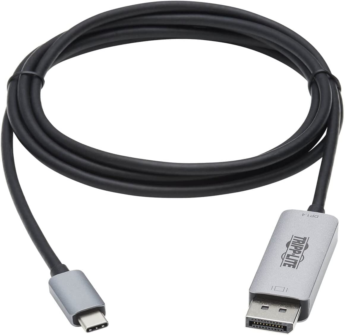 Tripp Lite USB-C to DisplayPort Adapter Cable, Thunderbolt 3 Compatible Cable Adapter USB C to DP M/M, DisplayPort 1.4, 8K UHD, 6 ft. (U444-006-DP8SE)