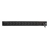 Tripp Lite 24-Port Gigabit Ethernet Switch L2 Managed 2 Dedicated SFP Slots 10/100/1000Mbps w/12-Outlet PDU (NSS-G24D2) 24-Port w/ PDU Managed