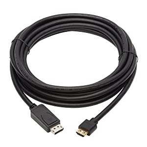 Tripp Lite DisplayPort to HDMI Adapter Active DP 1.2A to HDMI 2.0 M/10ft (P582-010-4K6AE), 10 Feet