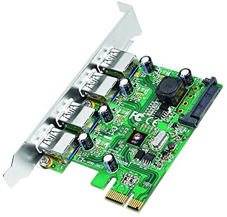 SIIG 4-Port USB 3.0 PCIe (JU-P40412-S1)