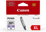 Canon Ink Tank, CLI-281, High-Yield, Photo, Blue Blue XL Ink