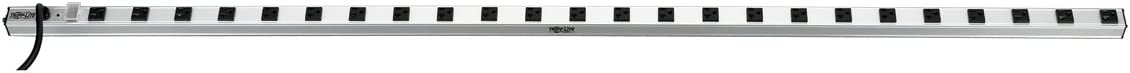 Tripp Lite 24 Outlet Bench &amp; Cabinet Power Strip, 22 5-15R &amp; 2 5-15/20R, 72 in. Length, 15ft Cord w/ L5-20P Plug (PS7224-20T)