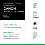 Clover imaging group Clover Imaging Remanufactured High Yield Ink Cartridge Replacement for Canon PG-210XL, Black