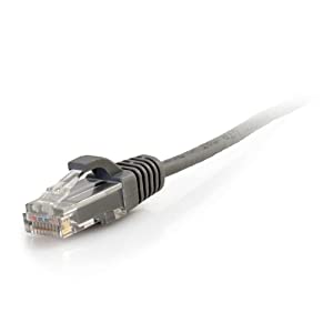 C2g/ cables to go C2G 01089 Cat6 Slim Cable - Snagless Unshielded Slim Network Patch Cable, Gray (3 Feet, 0.91 Meters) 3-feet Grey