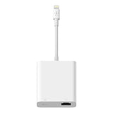 Belkin Ethernet &amp; Power Adapter W/ Lightning Connector - Dual Port Ethernet Splitter for Apple iPad Pro, iPad Mini, iPad Air &amp; iPhone Charger - 480 Mbps Ethernet speeds &amp; 12W Power Delivery