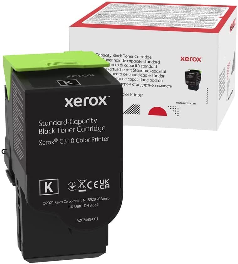 Xerox C310 Standard Yield Black Toner Cartridge (3,000 Yield) (Use &amp; Return) Black Xerox C310