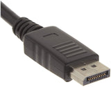 Tripp Lite DisplayPort Cable with Latches (M/M), DP to DP, 4K x 2K, 1-ft. (P580-001), Black 1'