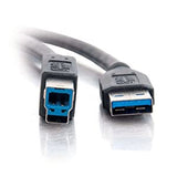 C2g/ cables to go C2G USB Cable, USB 3.0 Cable, USB A to B Cable, 9.84 Feet (3 Meters), Black, Cables to Go 54175 USB A Male to B Male 9.8 Feet