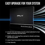 PNY CS900 500GB 3D NAND 2.5" SATA III Internal Solid State Drive (SSD) - (SSD7CS900-500-RB) Sata 2.5 500GB