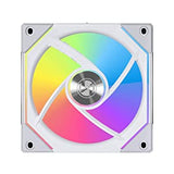Lian Li UNI Fan SL-INF 120 RGB Infinity Mirror ARGB Fan 120mm White 1-Pack