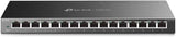 TP-Link 16 Port Gigabit Switch Easy Smart Managed Plug &amp; Play Limited Lifetime Protection Desktop/Wall-Mount Sturdy Metal w/ Shielded Ports Support QoS, Vlan, IGMP and LAG (TL-SG116E) 16 Port w/ Enhanced Features