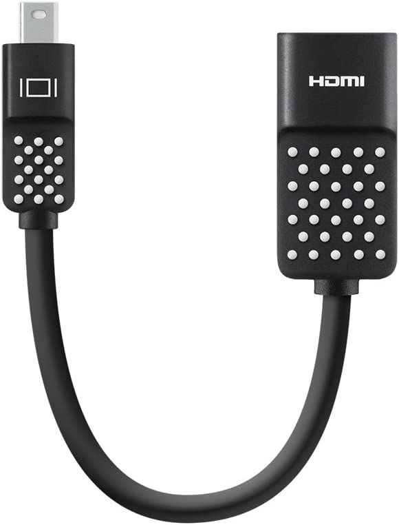 Belkin Mini DisplayPort to HDMI Adapter. 4k Compatible (Black)