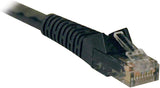 TRIPP LITE Cat6 Gigabit Snagless Molded Patch Cable RJ45, 7', 50 Pack (N201-007-BK50BP) 7 ft. Black