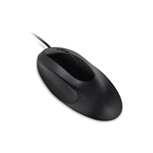 Kensington Pro Fit Ergonomic Wired Mouse – Black (K75403WW)